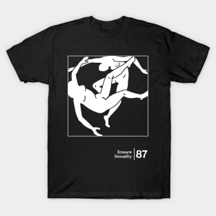 Erasure - Sexuality / Minimal Style Graphic Artwork T-Shirt